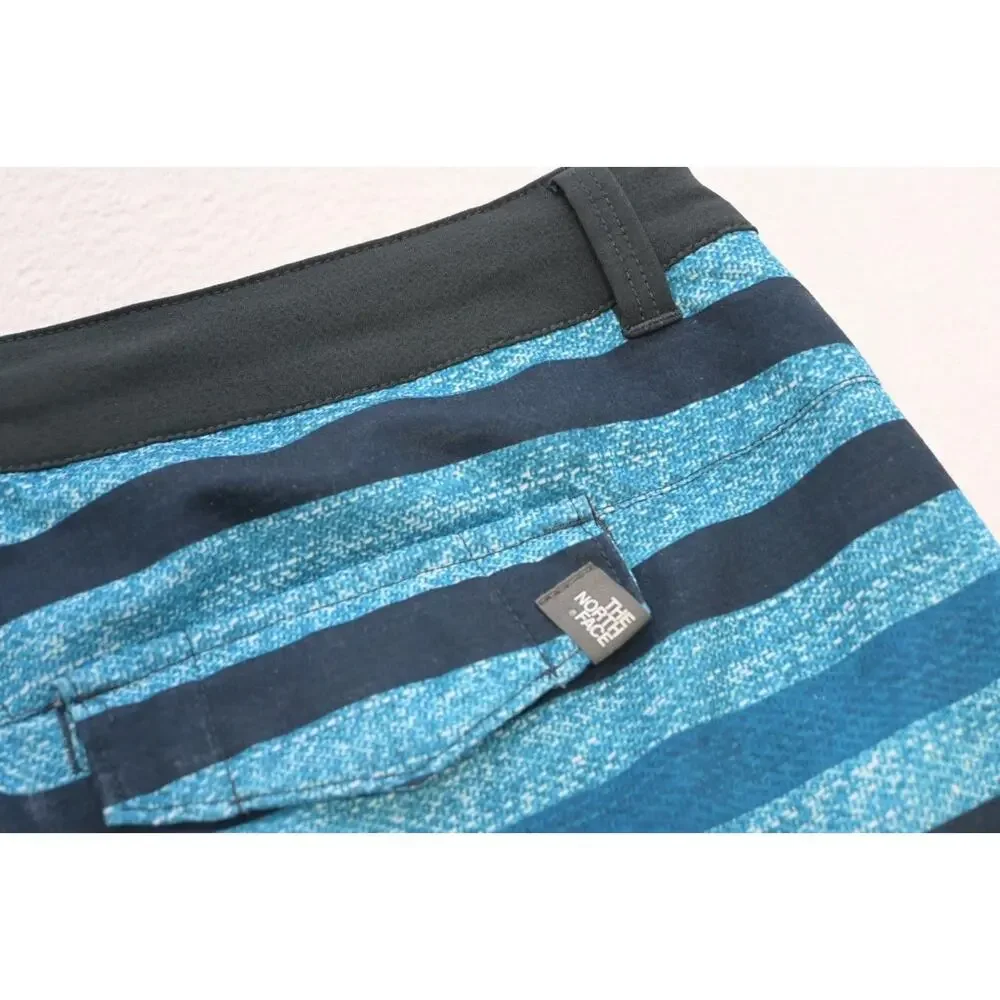 The North Face Board Shorts Aqua Surf Camp Trail Swim Wear Mens Size 34‎